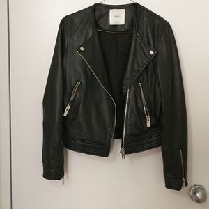 Mango Leather Jacket